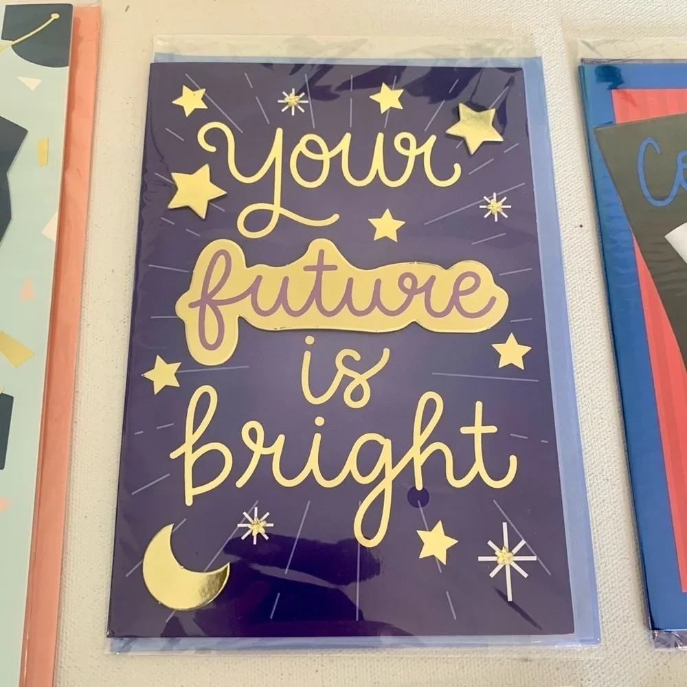 Graduation Cards Variety Pack Lot Colorful College High School Congratulations